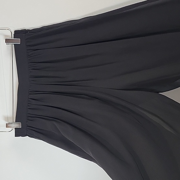 Adrianna Papell Palazzo Chiffon wide leg pants size 8 - Picture 2 of 8